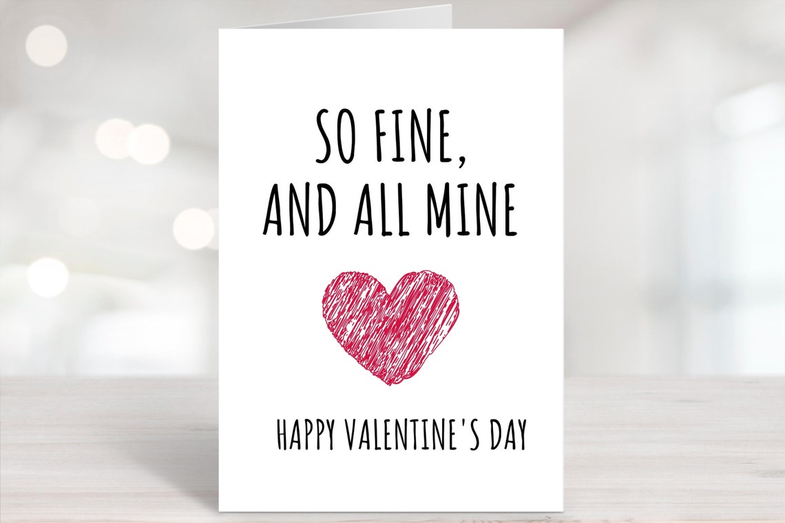 Printable Valentines Day Card for Him Romantic Valentines | Etsy