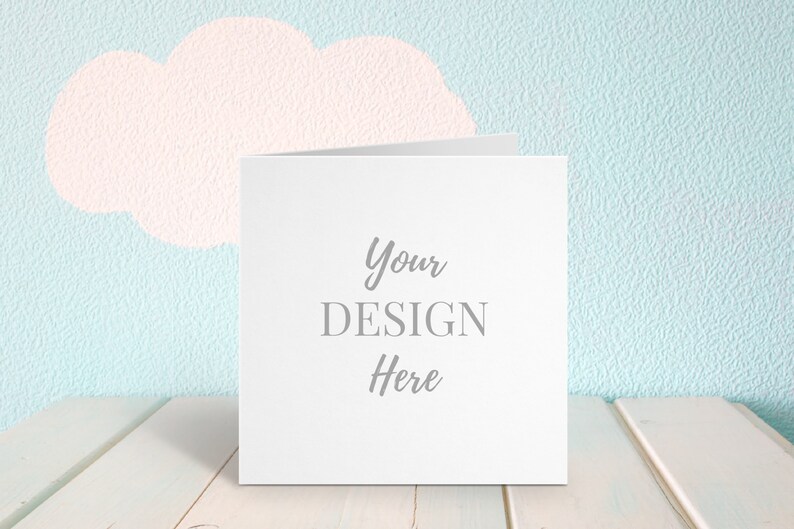 Download Invitation Mockup Birthday Card Mockup Square Card Mockup ...