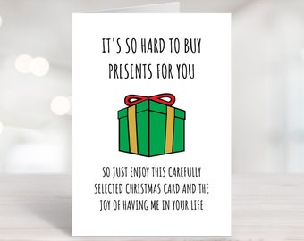 Christmas Card Printable, Funny Christmas Card, Funny Holiday Card, Rude Christmas Card, Girlfriend Christmas Card, Wife Christmas Card