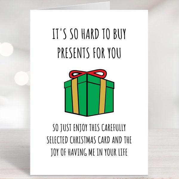 Christmas Card Printable, Funny Christmas Card, Funny Holiday Card, Rude Christmas Card, Girlfriend Christmas Card, Wife Christmas Card