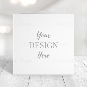 15x15 Einladung Mockup, Hochzeit Mockup, 15x15 Briefpapier Mockup, Quadrat Weiße Karte Mockup, Quadrat leere Karte Mockup, Grußkarte Mockup,