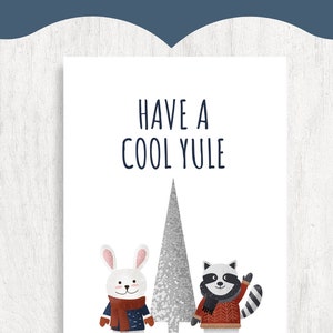 Printable Yule Cards, Printable Winter Solstice Cards, Yule Cards ...