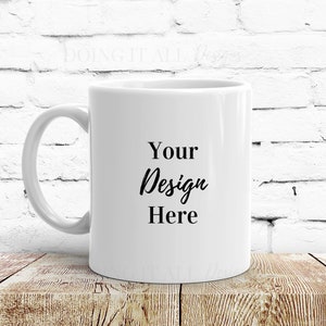 Mug Mockup, Christmas Mug Mockup, Coffee Mug Mockup, White Mug Mockup, Blank Mug Mockup, Holiday Mug Mockup, Mug Stock Photo