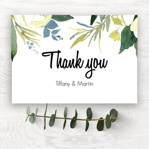 Editable Thank You Card Template Printable Thank You - Etsy