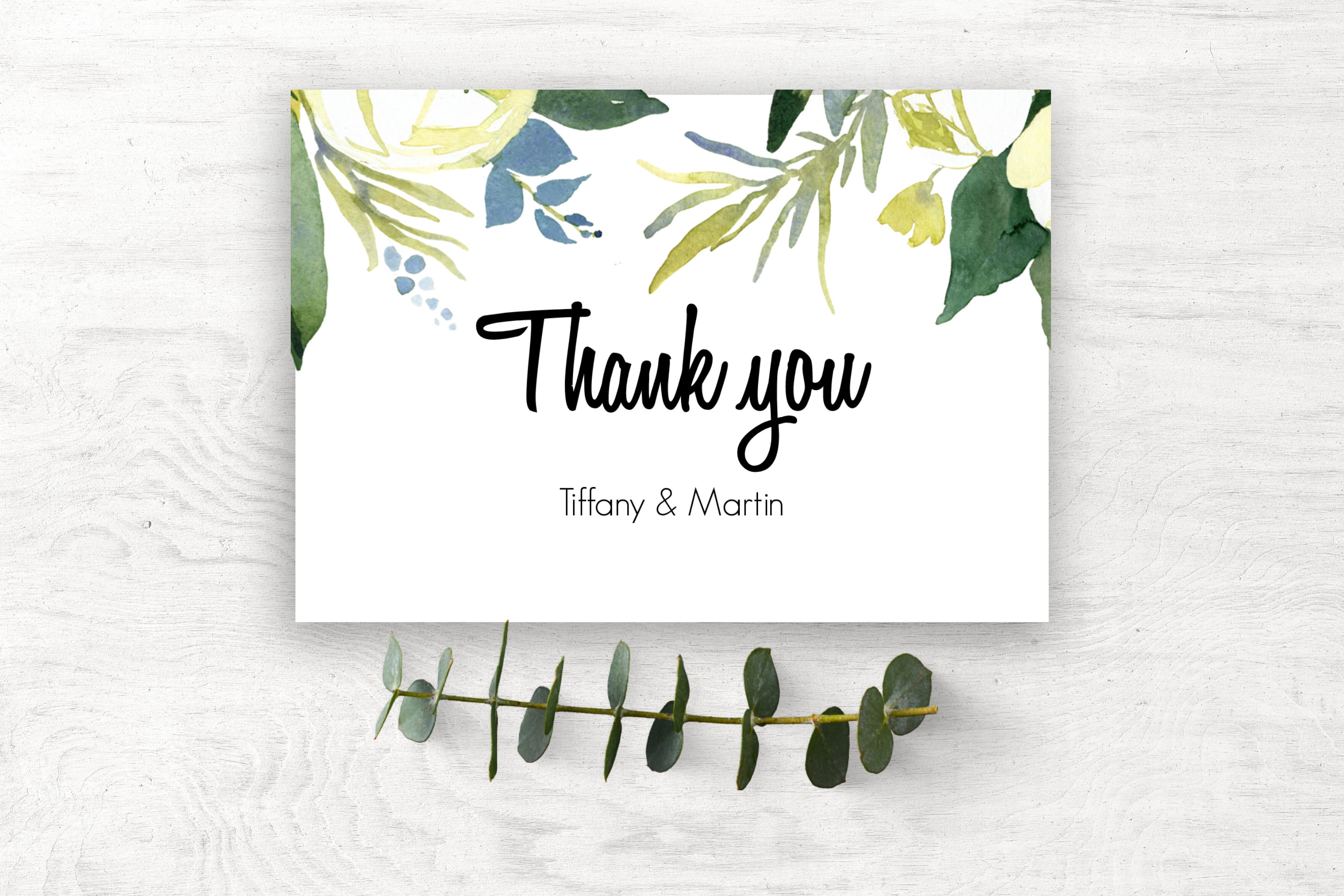 Editable Thank You Card Template Printable Thank you | Etsy