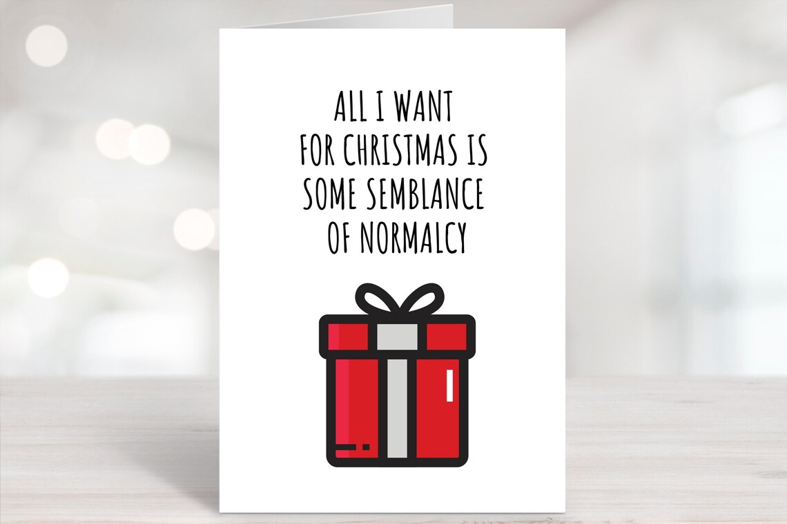 Christmas Card Printable Funny Christmas Card 2021 Social | Etsy