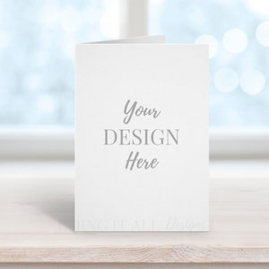 5x7 Rustic Invitation Mockup, Valentines day Card Mockup, Wedding Invitation Mockup, Stationery Mockup, White Card Mockup, Blank Card Mockup