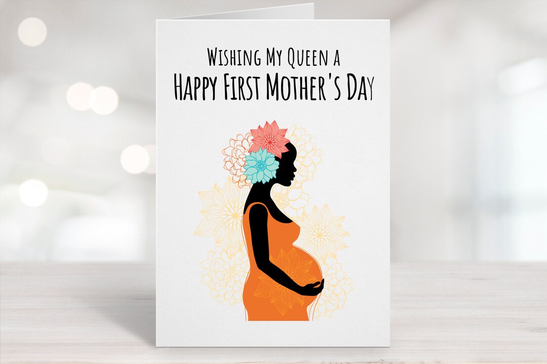 Printable Mother's Day Card, African American Mothers Day Card, DIY ...
