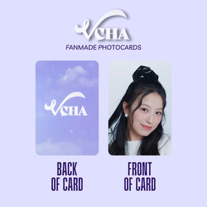 VCHA A2K PC Photocards Unofficial *Fanmade* w/ Toploader