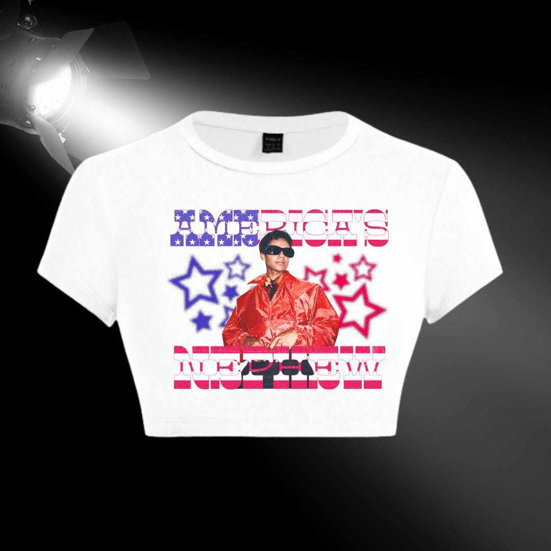 Jhdx Jaafar Jackson America's Nephew Fan Crop Top T-shirts Collection ...