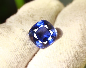 Mother/'s Day Offer FD1040 FedEx Fast Shipping 9.25Ct Certified Natural Cushion Cut Kashmiri Sapphire Gemstone For Ring /& Pendant
