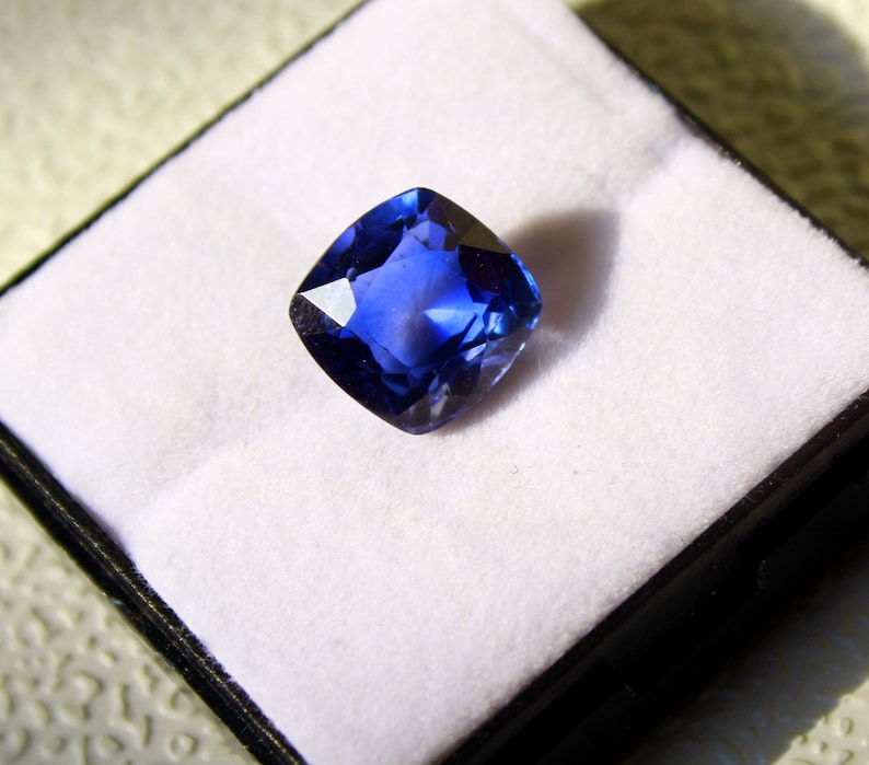 Mother/'s Day Offer FD1040 FedEx Fast Shipping 9.25Ct Certified Natural Cushion Cut Kashmiri Sapphire Gemstone For Ring /& Pendant