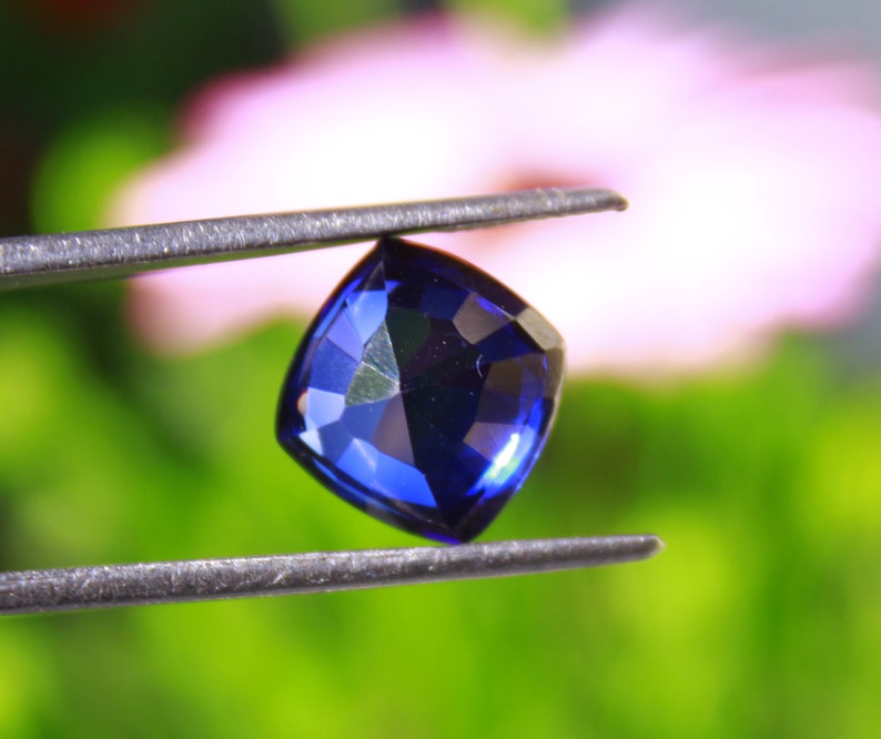 Mother/'s Day Offer FD1040 FedEx Fast Shipping 9.25Ct Certified Natural Cushion Cut Kashmiri Sapphire Gemstone For Ring /& Pendant