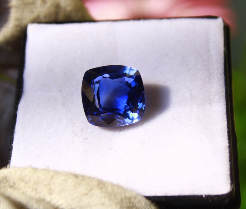 Mother/'s Day Offer FD1040 FedEx Fast Shipping 9.25Ct Certified Natural Cushion Cut Kashmiri Sapphire Gemstone For Ring /& Pendant