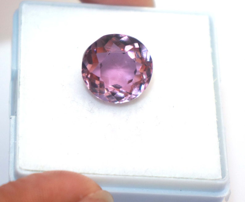 11.30Ct Lab-Certified 100/% Natural High Class Quality Color Changing Alexandrite Gemstone Use For Ring 14mmx14mm DH2209