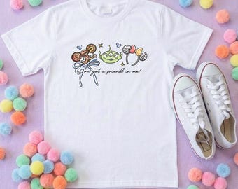 Story Toy Inspired Printed Ears T-Shirt, Florida, Orlando, Bo Peep, Jessie, Buzz, Toy Story - Adults & Kids Sizes - Cotton T-Shirt