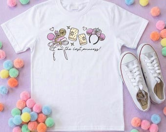 Rapunzel Princess Tower Inspired Printed T-Shirt, Princess Movie, Mouse Ears, Golden Hair Princess- Adults & Kids Sizes - Cotton T-Shirt