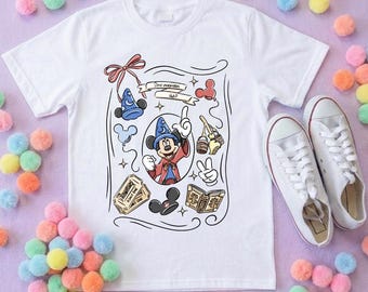 Magical Sorcerer, Some Imagination Printed T-Shirt, Florida, Orlando, Magical World - Adults & Kids Sizes