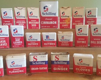 Mccormick spice jar labels