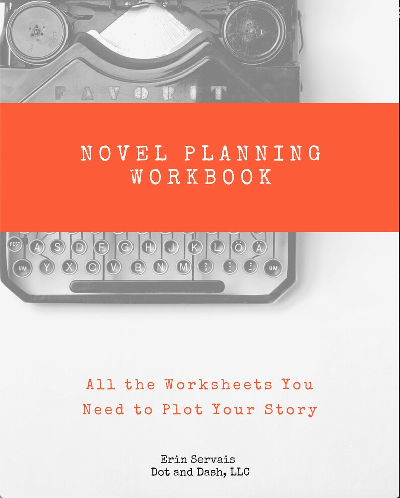 Novel Plotting Workbook Novel Planner Writing Worksheets Etsy