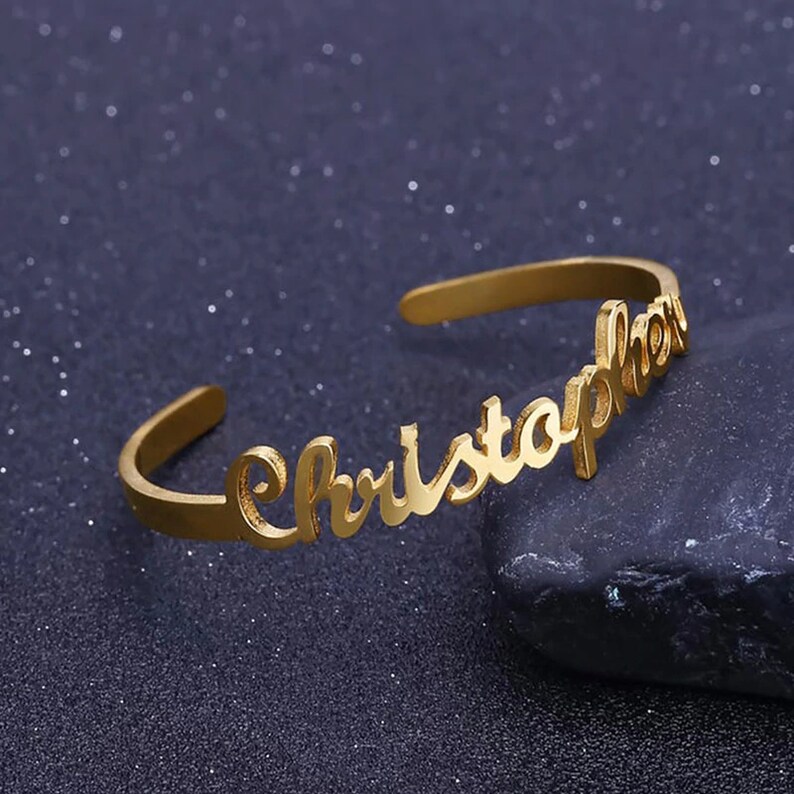 Personalized Toddler Bangle newborn Bracelet Bangle Gold Etsy
