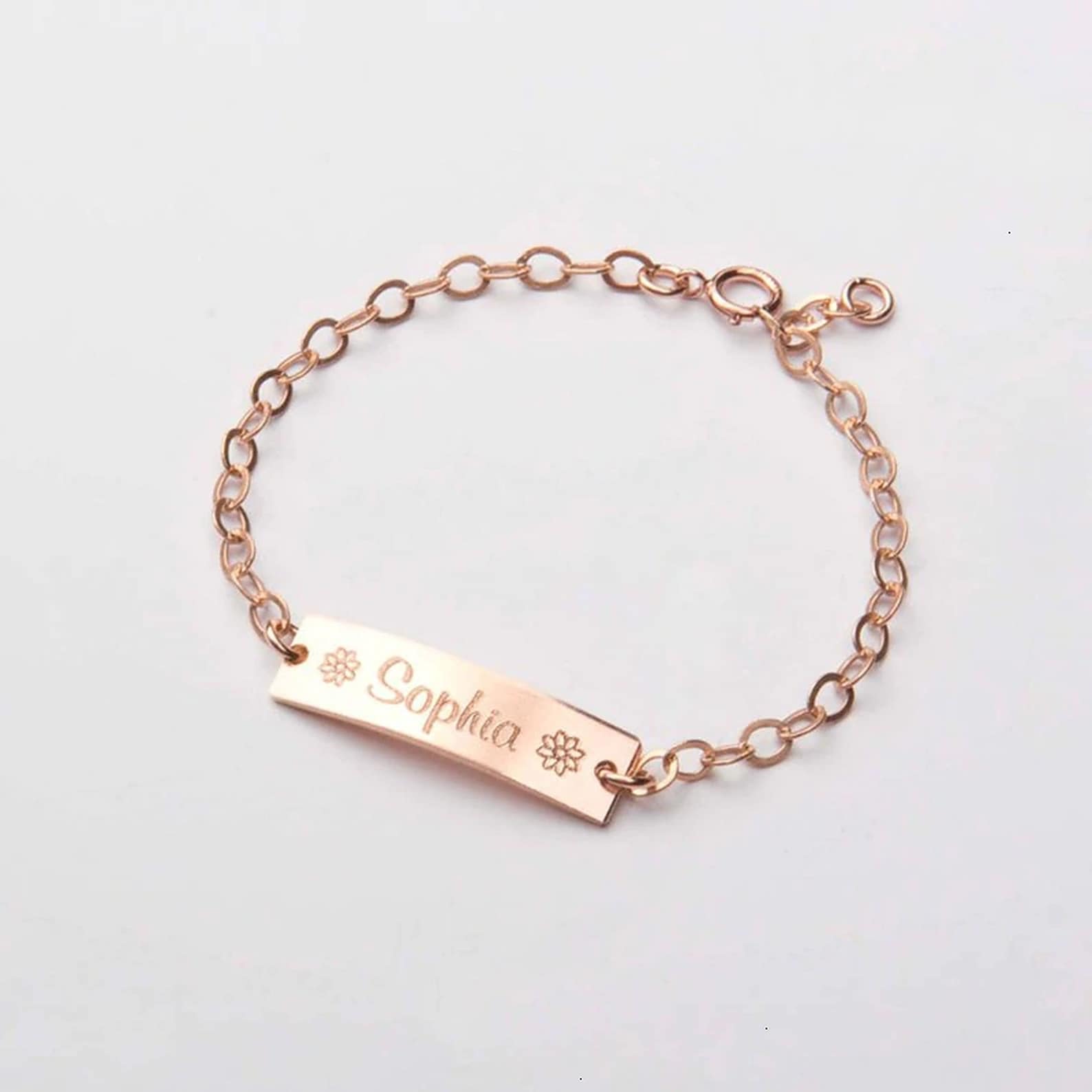 Customized Baby BraceletToddler Name Bracelet Gold Baby Etsy