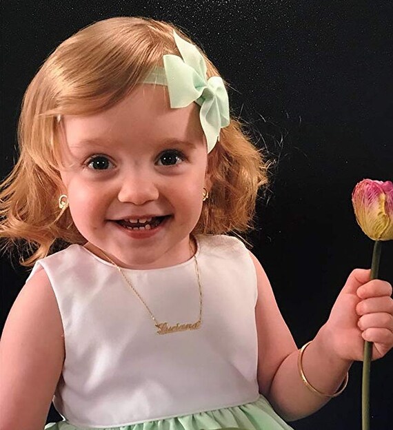 Customized Baby Necklace | Children's Personalized Name Necklace |Toddler Name Necklace Kids Necklace for Girls/ Boys | Kids Necklace Gift
