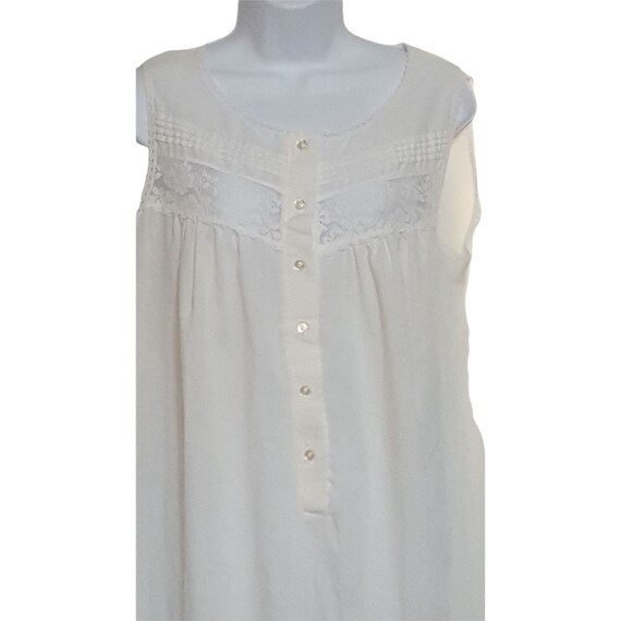 Night Winks Vintage Womens Nightgown Sleeveless Th