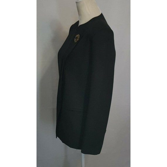 Focus on Suitables Vintage 1980's Womens Black Bl… - image 3