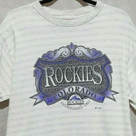 Colorado Rockies  T Shirt  Vintage 90s  MLB Baseba