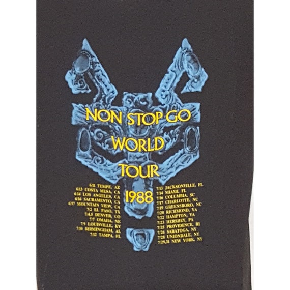 Robert Plant Non Stop Go World Tour Tee Vintage 8… - image 5