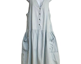Chambray Jumper - Etsy