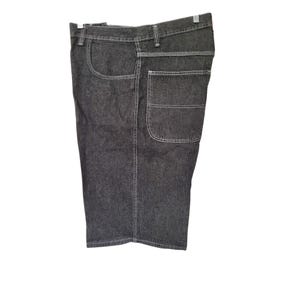Vintage Y2K Chams Mens Size 36 Shinny Denim Baggy Loose Hip