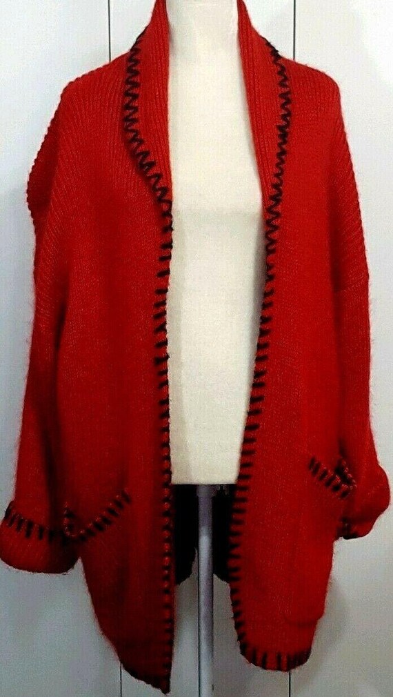 Forenza Womens Vintage Open Cardigan Sweater Heavy