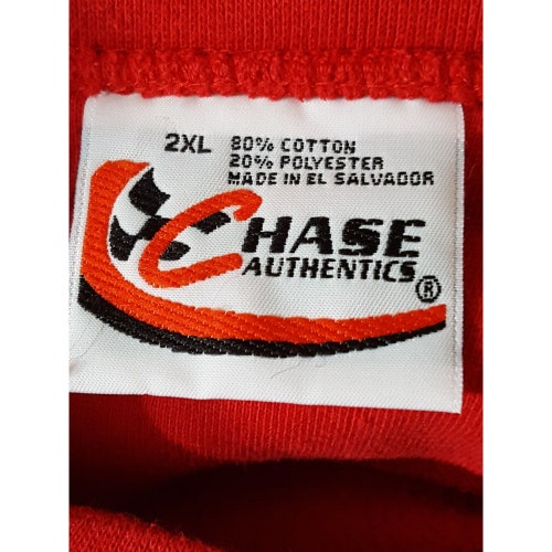 Shops Chase Authentics M&M Racing Team Elliott Sadler Long Sleeve Sweatshirt Red 2XL