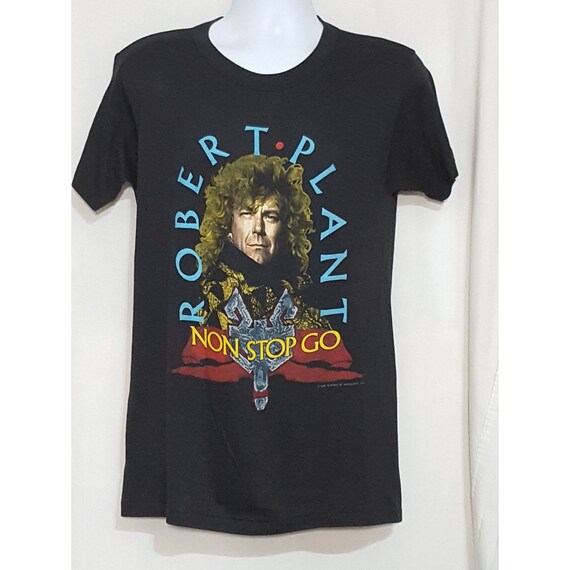 Robert Plant Non Stop Go World Tour Tee Vintage 8… - image 4