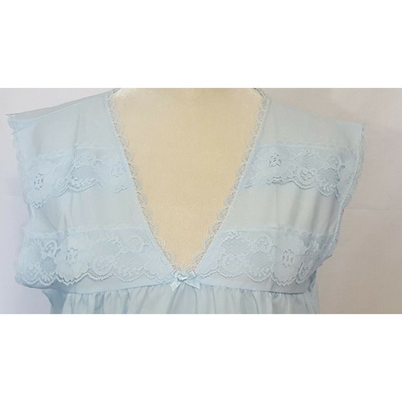 Vintage Elsie of Miami  XL Nightgown Nightie Ligh… - image 2