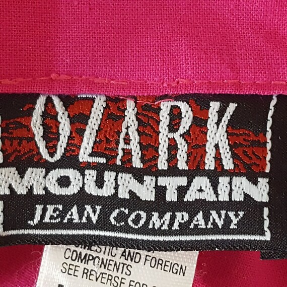 Vintage Ozark Mountain Womens Crop Top M Western … - image 7