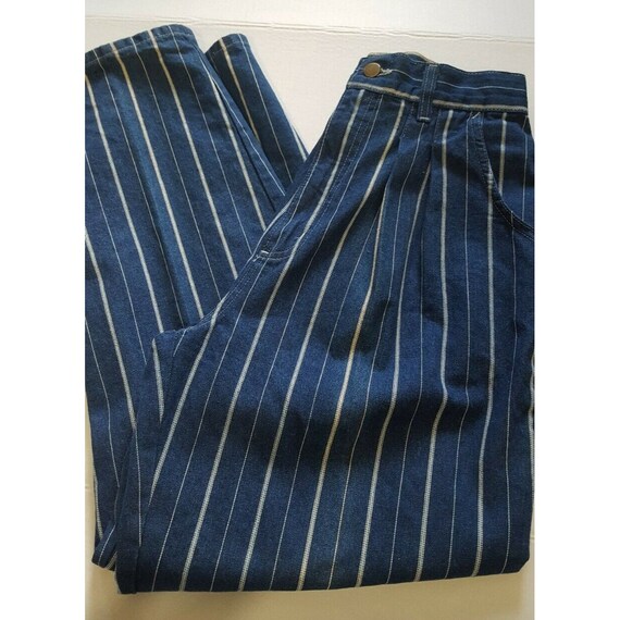 Vintage 80s Women's Jeans Size 11/12 High Waist Ba
