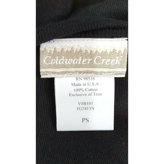 Coldwater Creek Vintage Dress Petite Small Cotton… - image 7