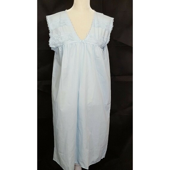 Vintage Elsie of Miami  XL Nightgown Nightie Ligh… - image 3