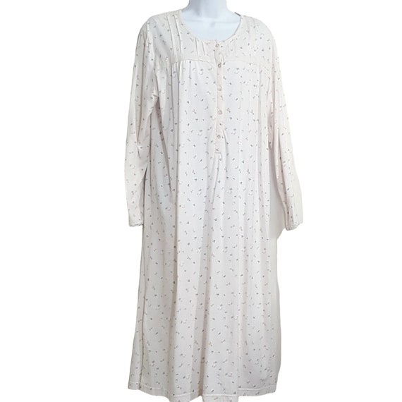 Vintage Barbizon Nightgown Granny White Pink Floral Lace - Etsy