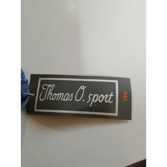 Thomas O Sport Womens 18W Vintage Denim Jacket Ac… - image 5