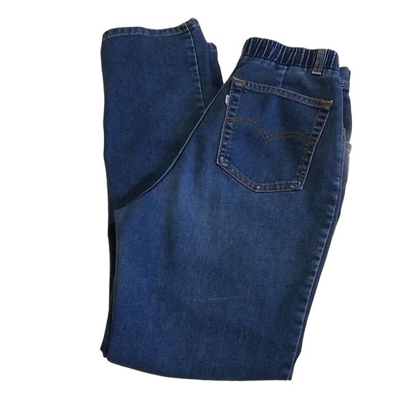 VTG 70s Levi's Womens Jeans High Rise Elastic Wai… - image 1