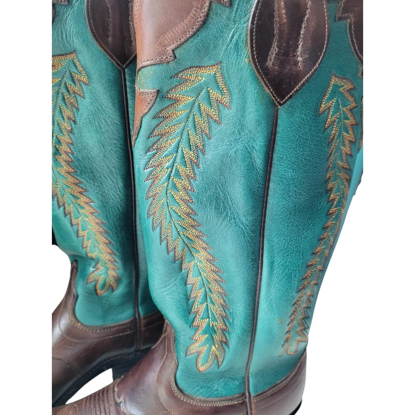 OLATHE Men's 7C Western Cowboy Ranch Wear Buckaroo Boots 17