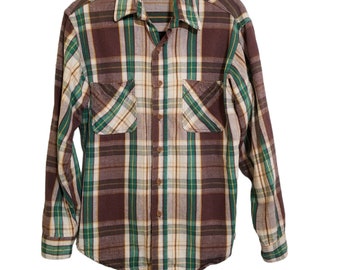 1970s Big Mac Heavy Cotton Multicolored Plaid Flannel Shirt - Etsy 