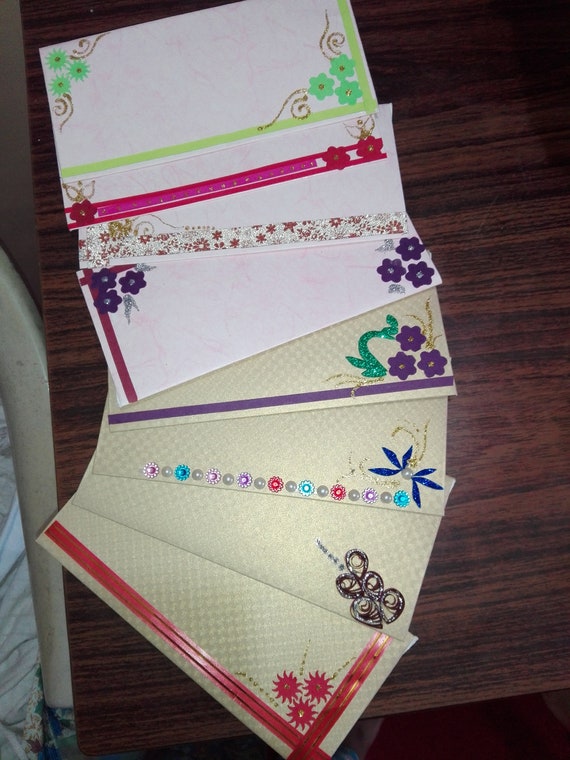 Handmade envelopes pack of 10pcs Etsy
