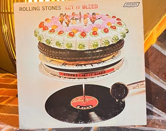 Vintage Rolling Stones Let It Bleed LP Record Album Vinyl Original