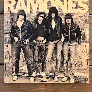 Ramones Vintage Vinyl Debut Album, Classic Record Album, Gift for Music Lovers, Collectible