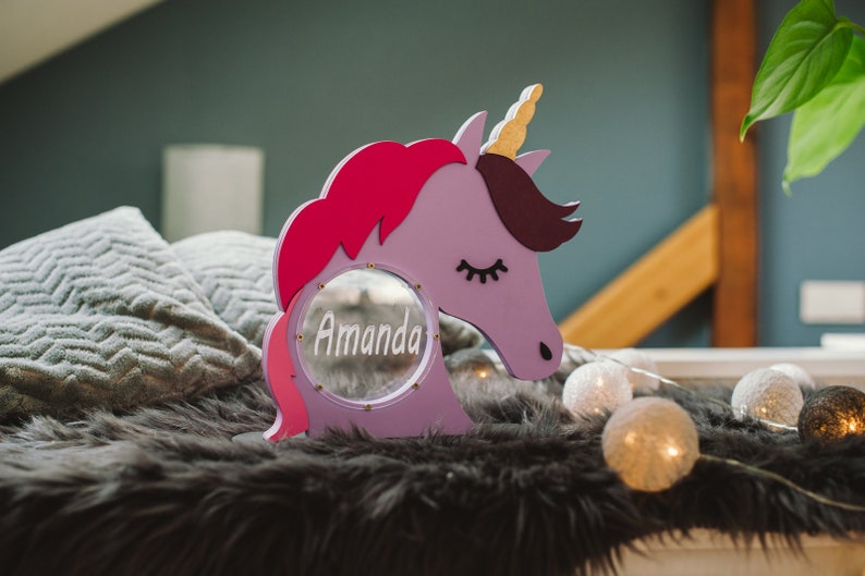 Unicorn coin box - Personalized gifts Max Inexpensive 58% OFF girls for bank Saving